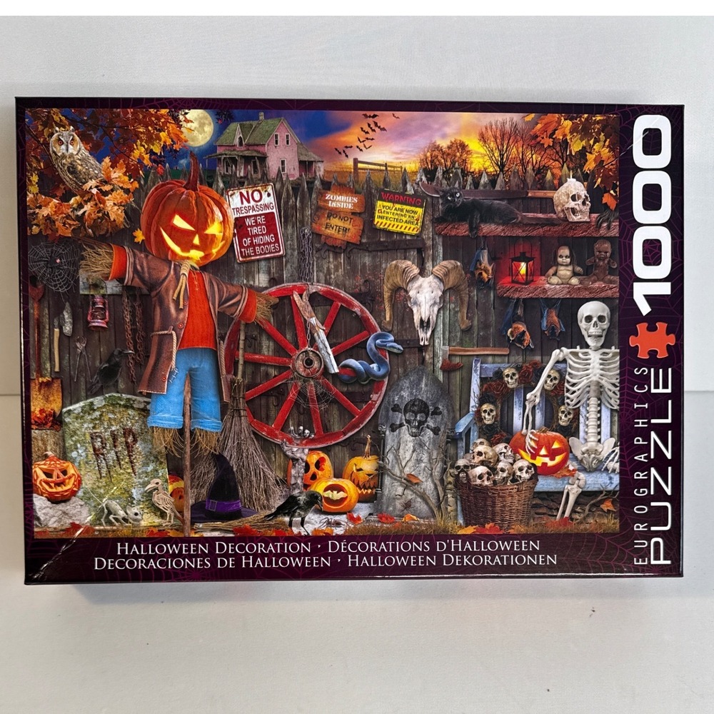 Eurographics 1000 Piece Halloween Decoration Scarecrow Puzzle